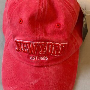 Red New York Hat